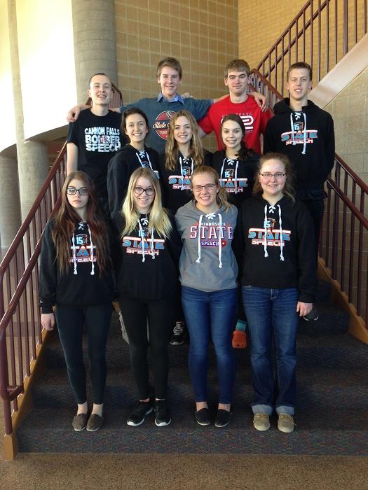 Speech team captains and state qualifiers are ready to begin new system
