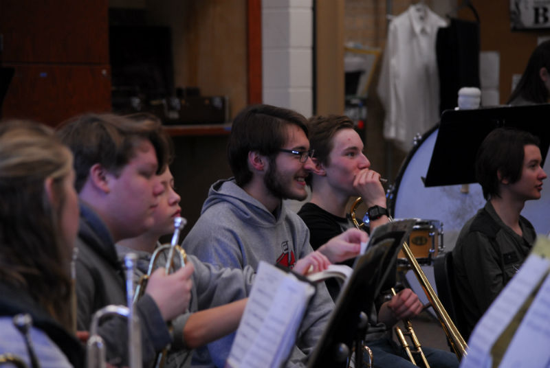 CF band prepares for band clinic
