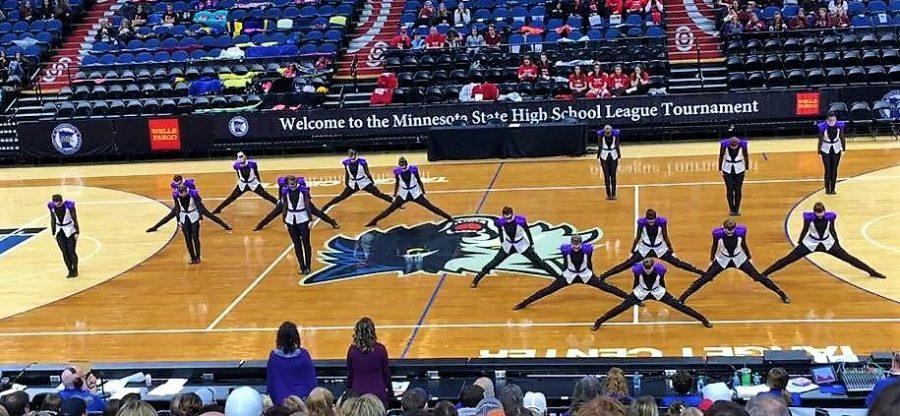 Bomber dancers take the floor at the state dance competition