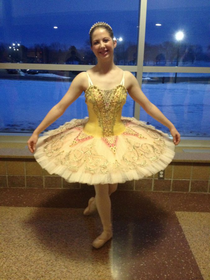 Abby Barrett poses before the show.