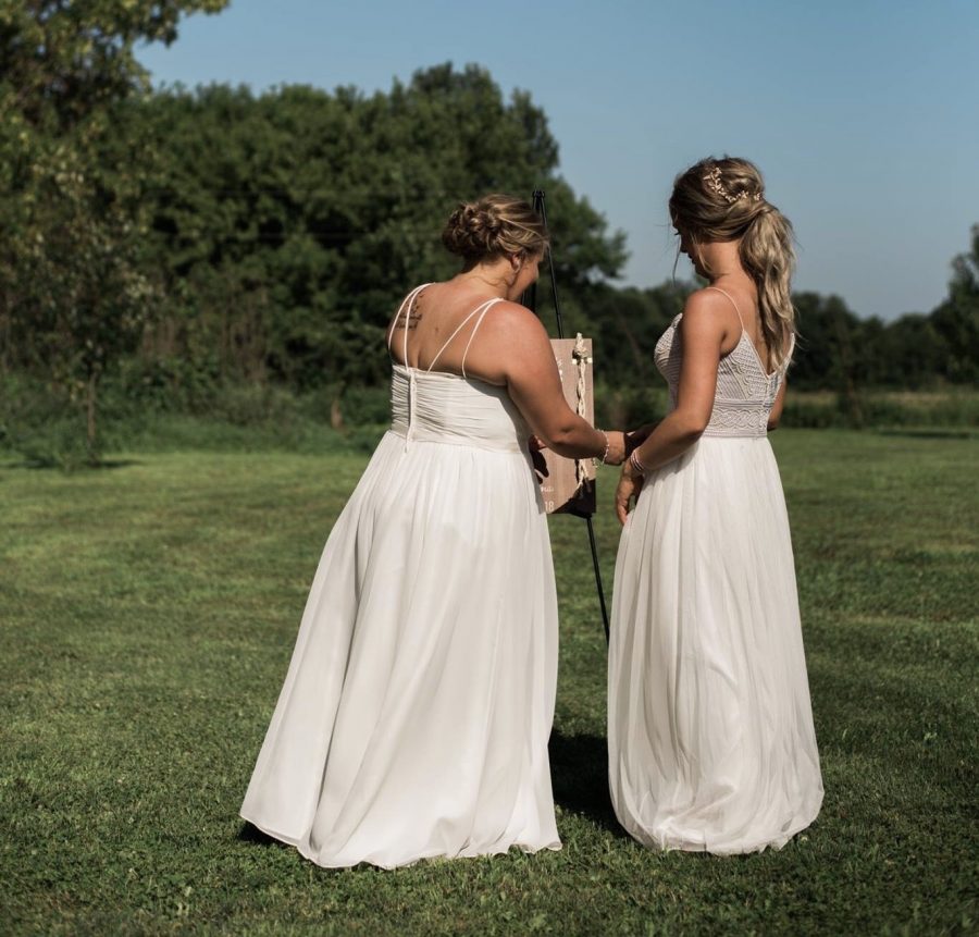 Lyndsey and Justina McPhersons braid ceremony was performed on June 29, 2018
