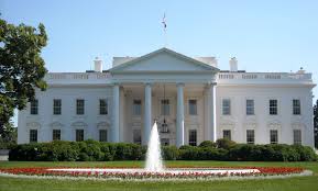 The white house in Washington DC. 