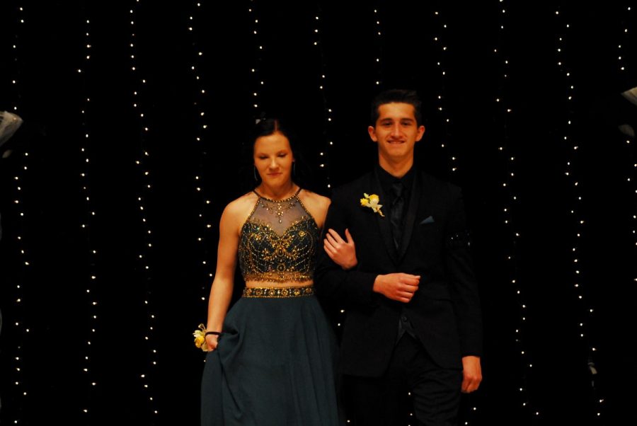 Julia Jarvi and Vince Davisson at grand march