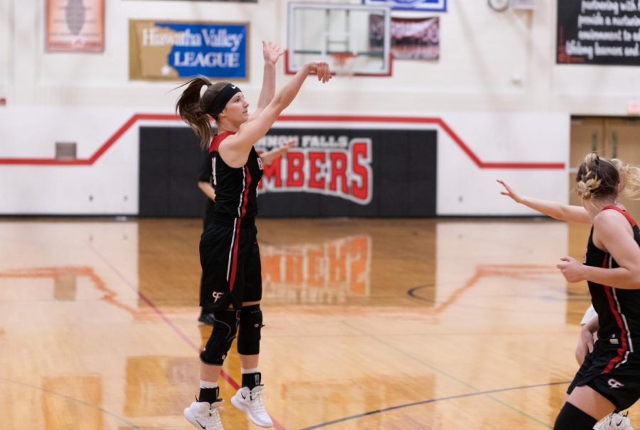 Bella Davisson, a junior, is only one of the girls who helped the Bombers have a successful season. 