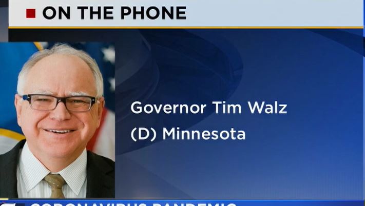 While self quarantining, Walz addressed Minnesotans over the phone again on Tuesday.  