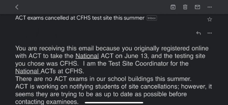 ACT: Another Cancelled Test