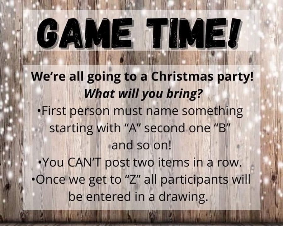 Many party members participated in this Christmas themed game, which brought lots of attention to the party. Free shipping seemed to be a very appealing prize.