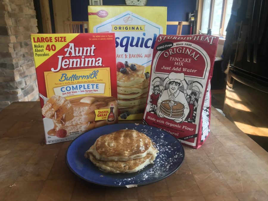 The first place pancake mix award goes to Aunt Jemima.