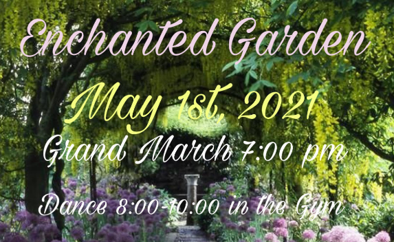 The theme for this year’s prom is “Enchanted Garden.” 