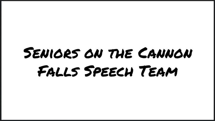 Meet Isaiah, Emma S., Emma W., Kressin, Aizlynn, and Conor, the seniors on the 2021 Cannon Falls Speech Team.
