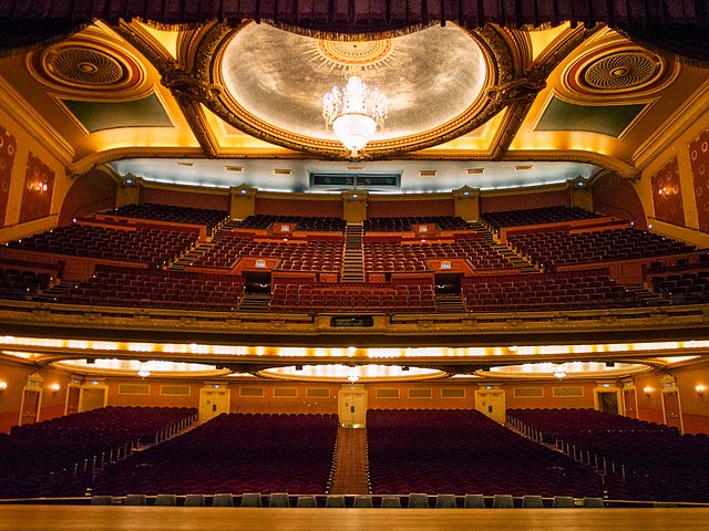 This is an Interior view of the Orpheum Theater in Minneapolis