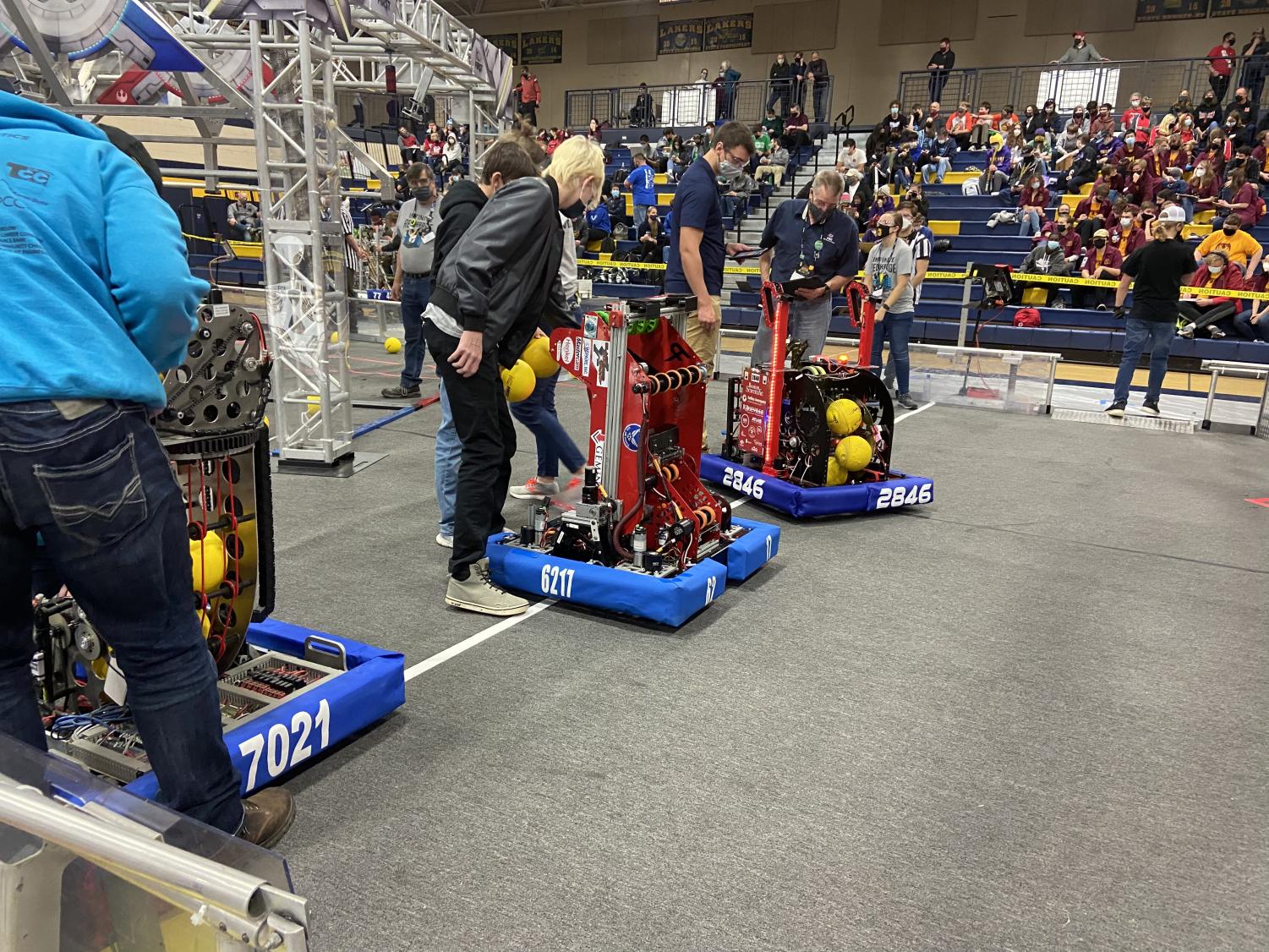 The Robotics team had their first mini meet after a season of cancellations last year.