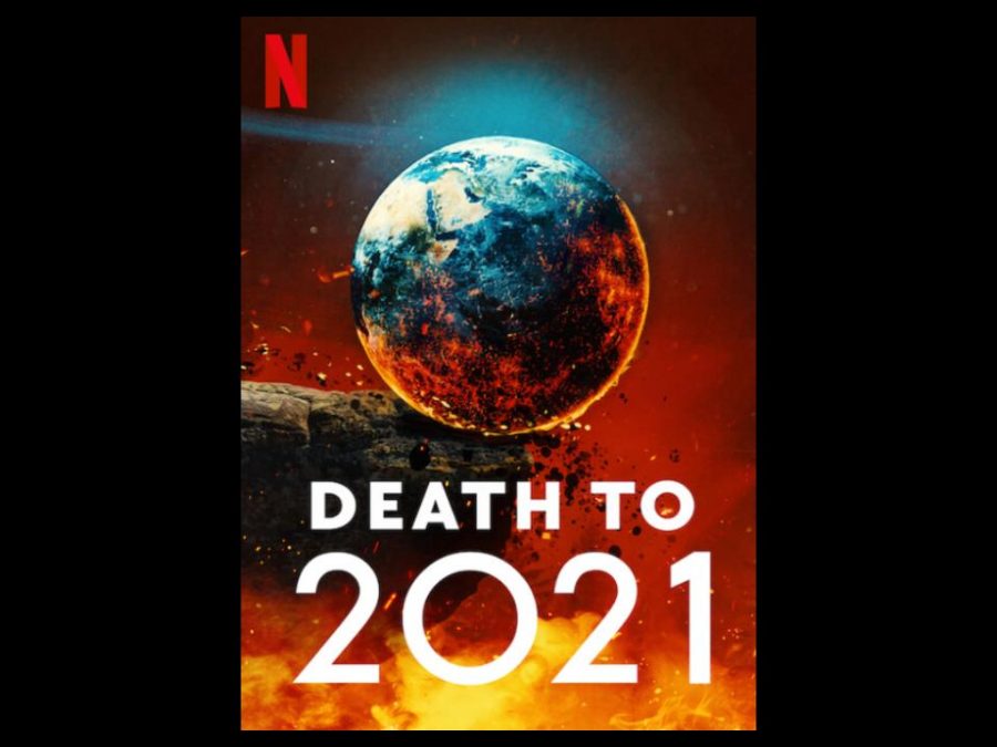 Death to 2021s fiery movie poster is indicative of the movies controversial contents. 