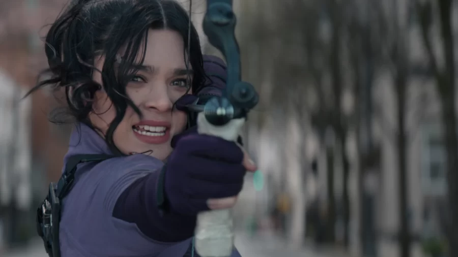 Along with Hawkeye, Kate Bishop takes a starring role in the series.