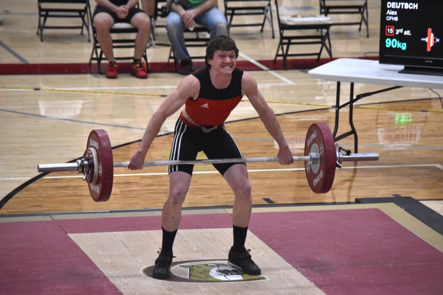 The weightlifting team has been making incredible improvements this year. 