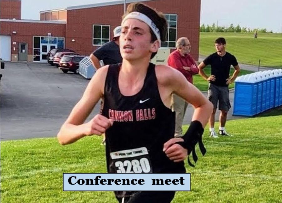 Gavin Johnson was named all-conference at the Conference cross country meet
