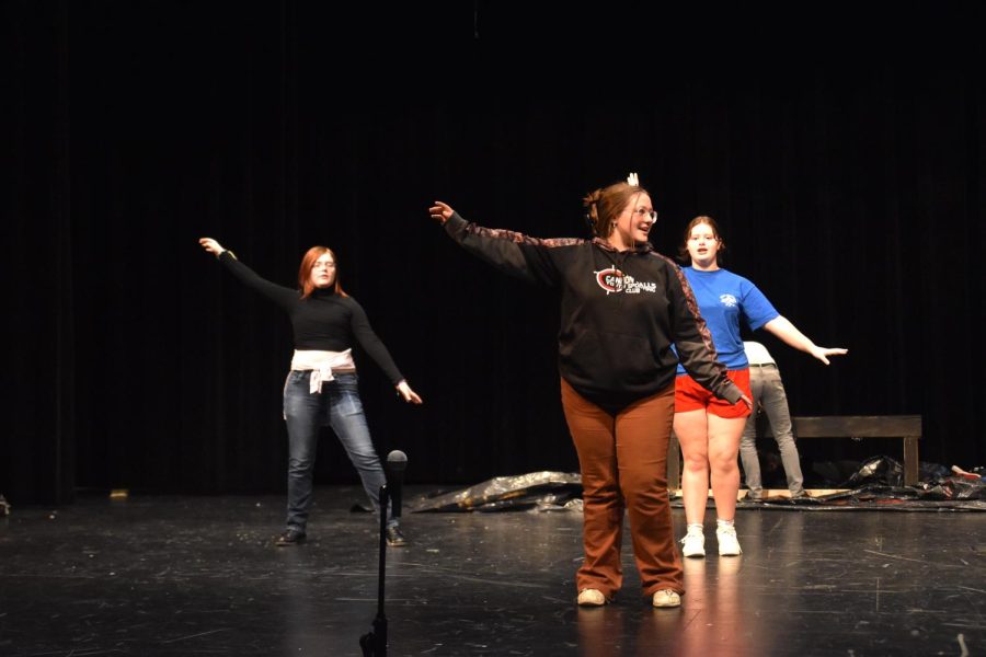 Theater participants have been practicing hard for their opening night.