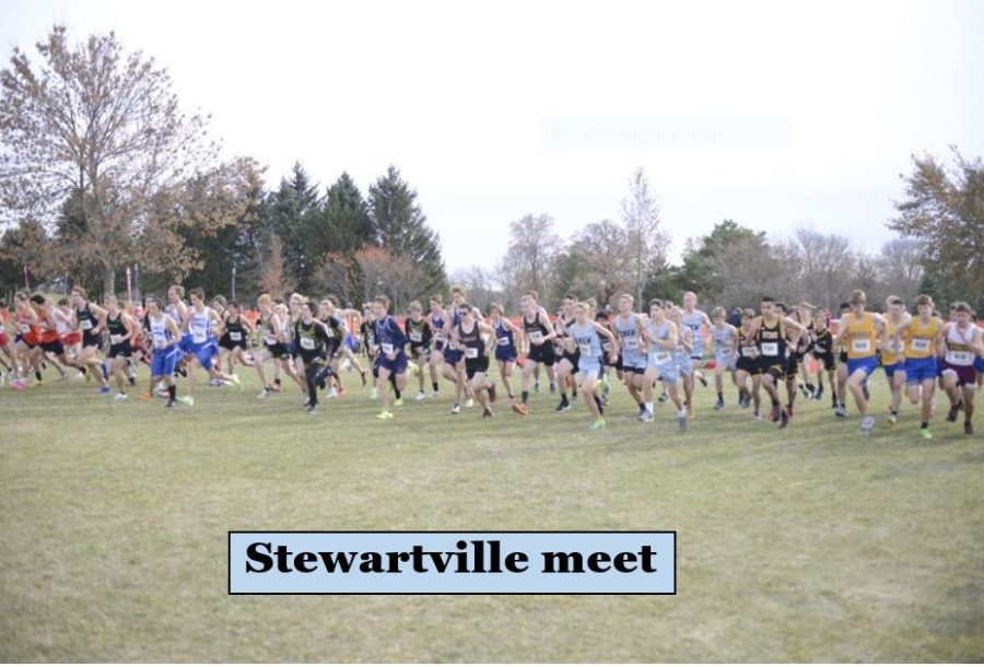 The team, consisting largely of sophomores gets a running start in Stewartville