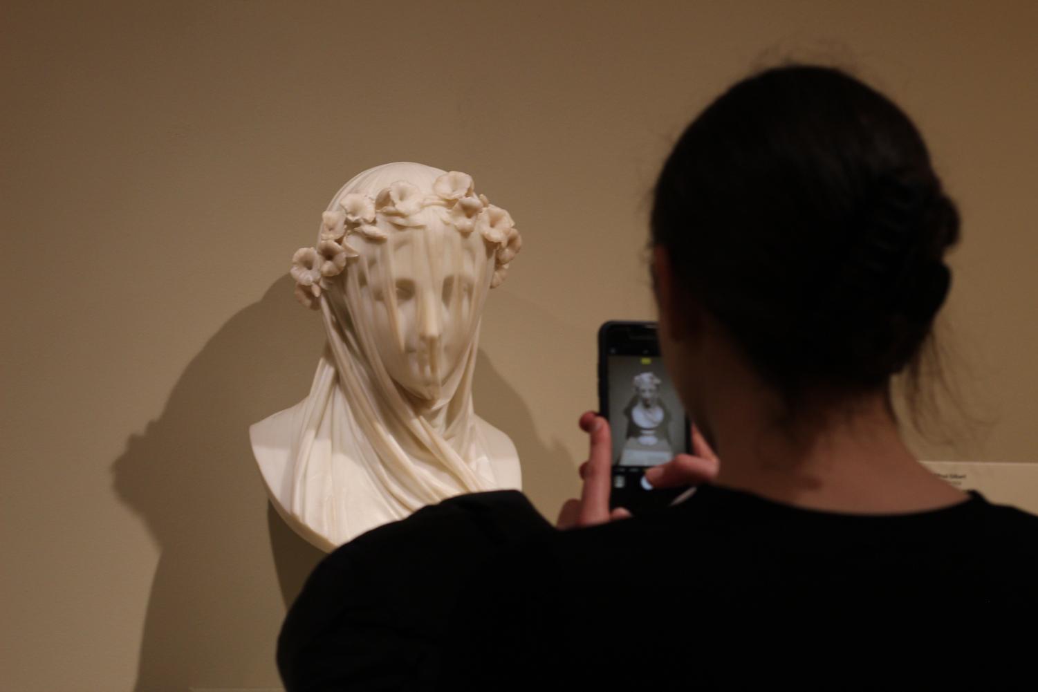 CFHS Humanities students adored The Veiled Lady by Raffaelle Monti for its demure expression and expertly carved features.