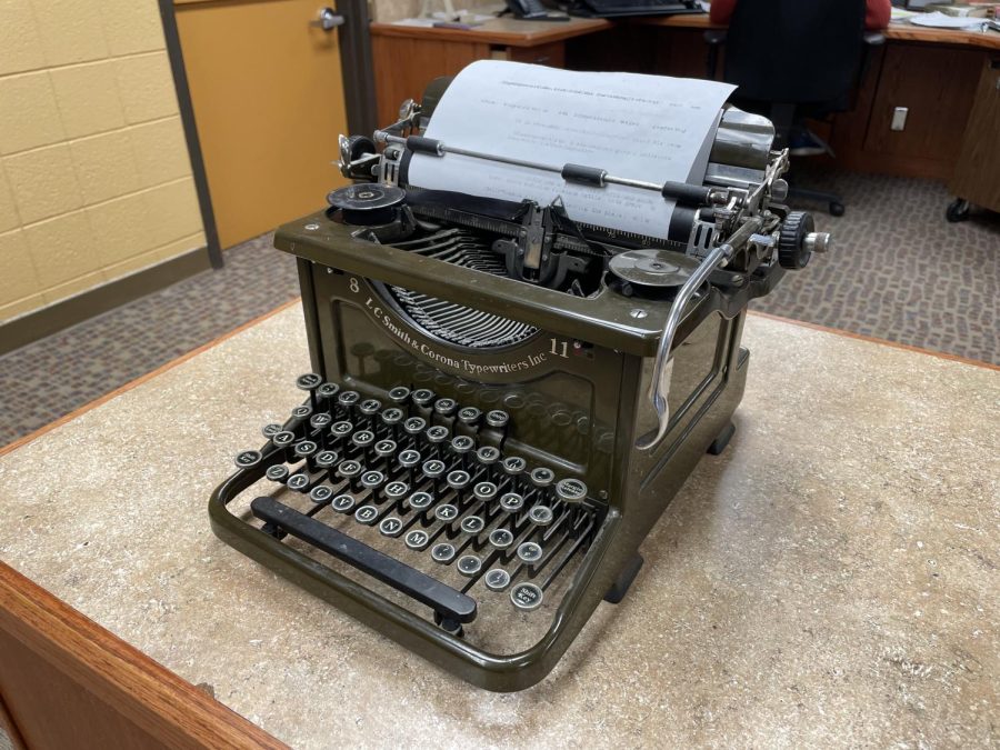 Even typewriters are too technologically advanced for the new era. 