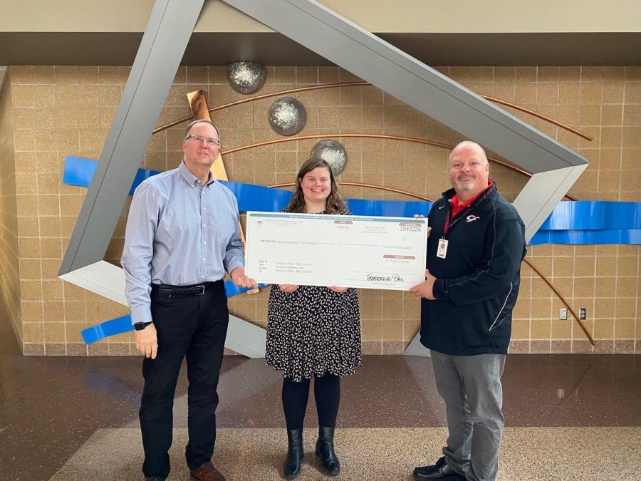 Gemini Inc. donated one hundred thousand dollars to create a Maker Space Lab in the high school. 