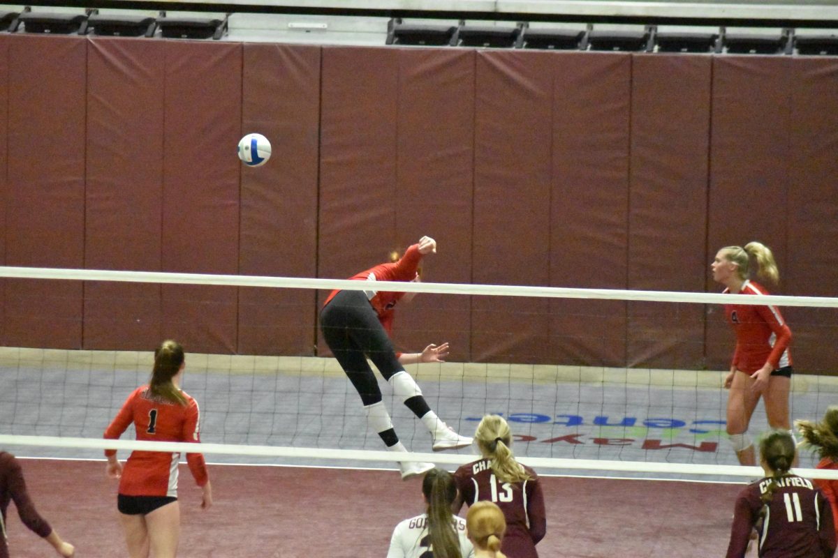 Madi Burr shifts all her momentum to go in for the kill.