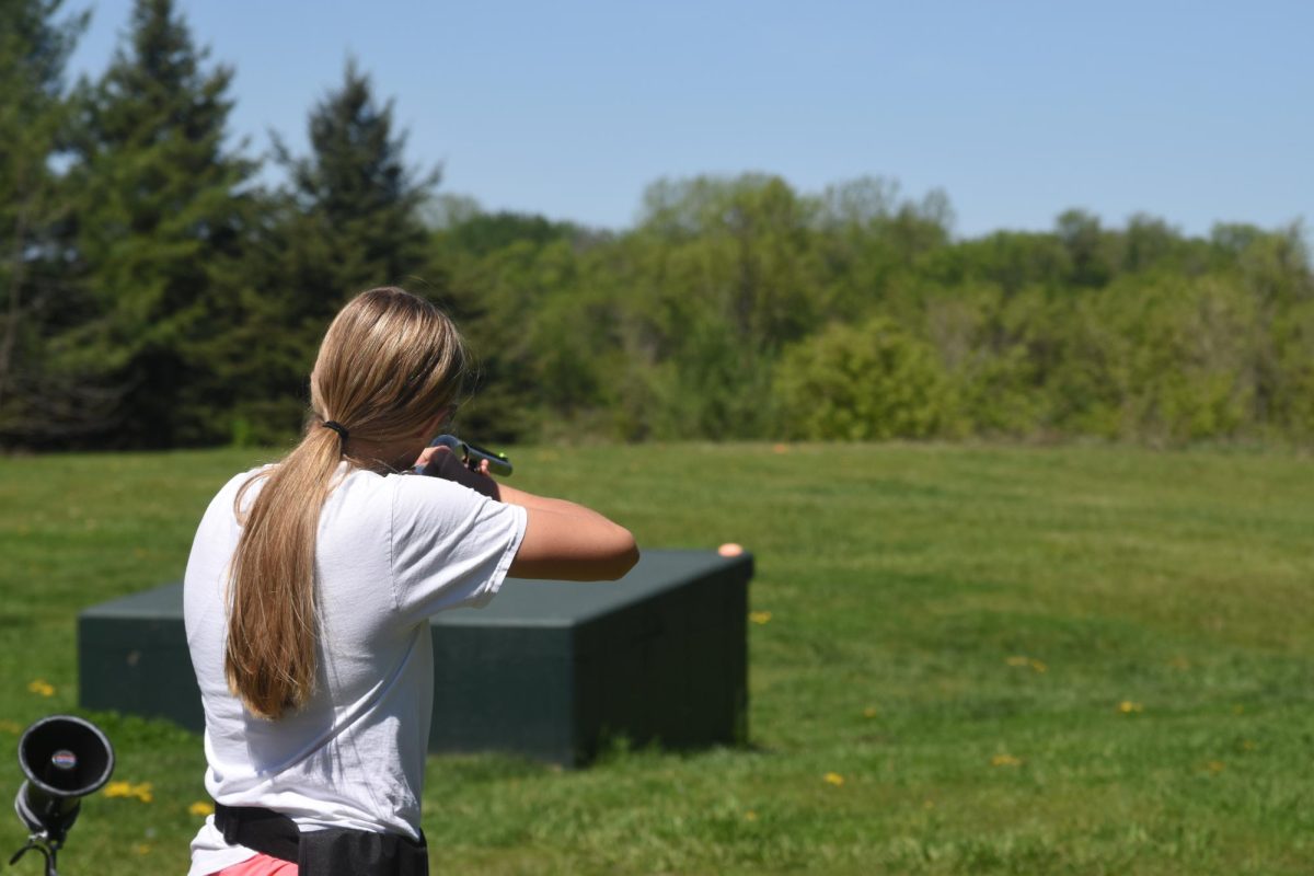 Liv Tennessen looks down the range 