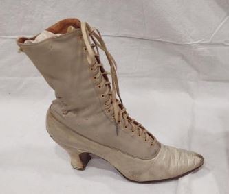 girl's shoe 1917 (Goodhue County HS)