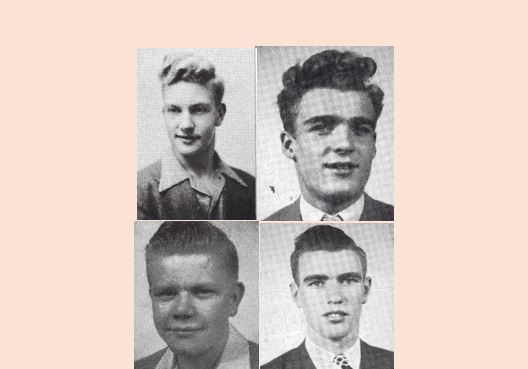 Boys' 1940s hair styles