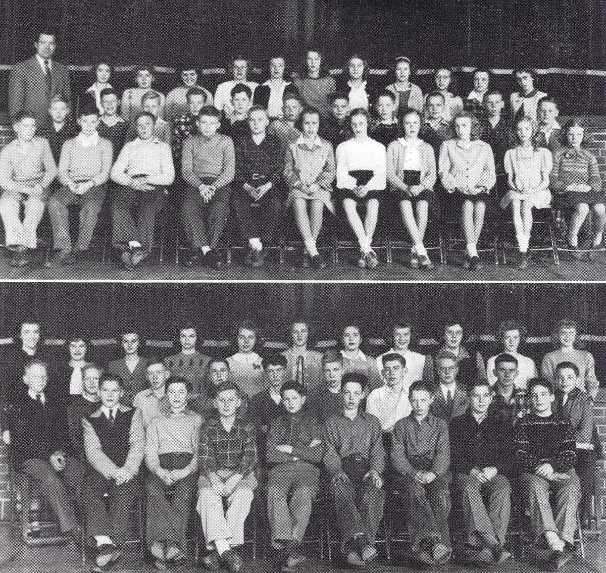 The 1940s featured slightly more casual style with more jeans and shorter skirts.    Photos courtesy of CFHS Cannorama.