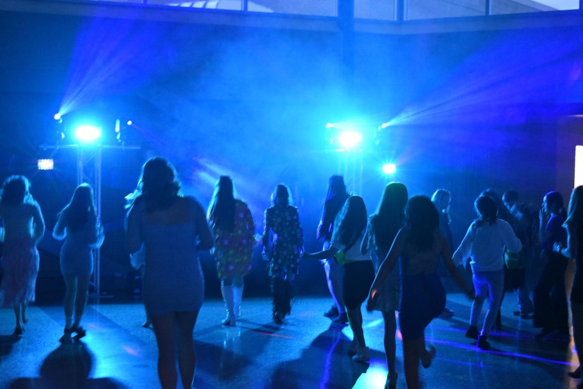 Everyone doing the cha cha slide