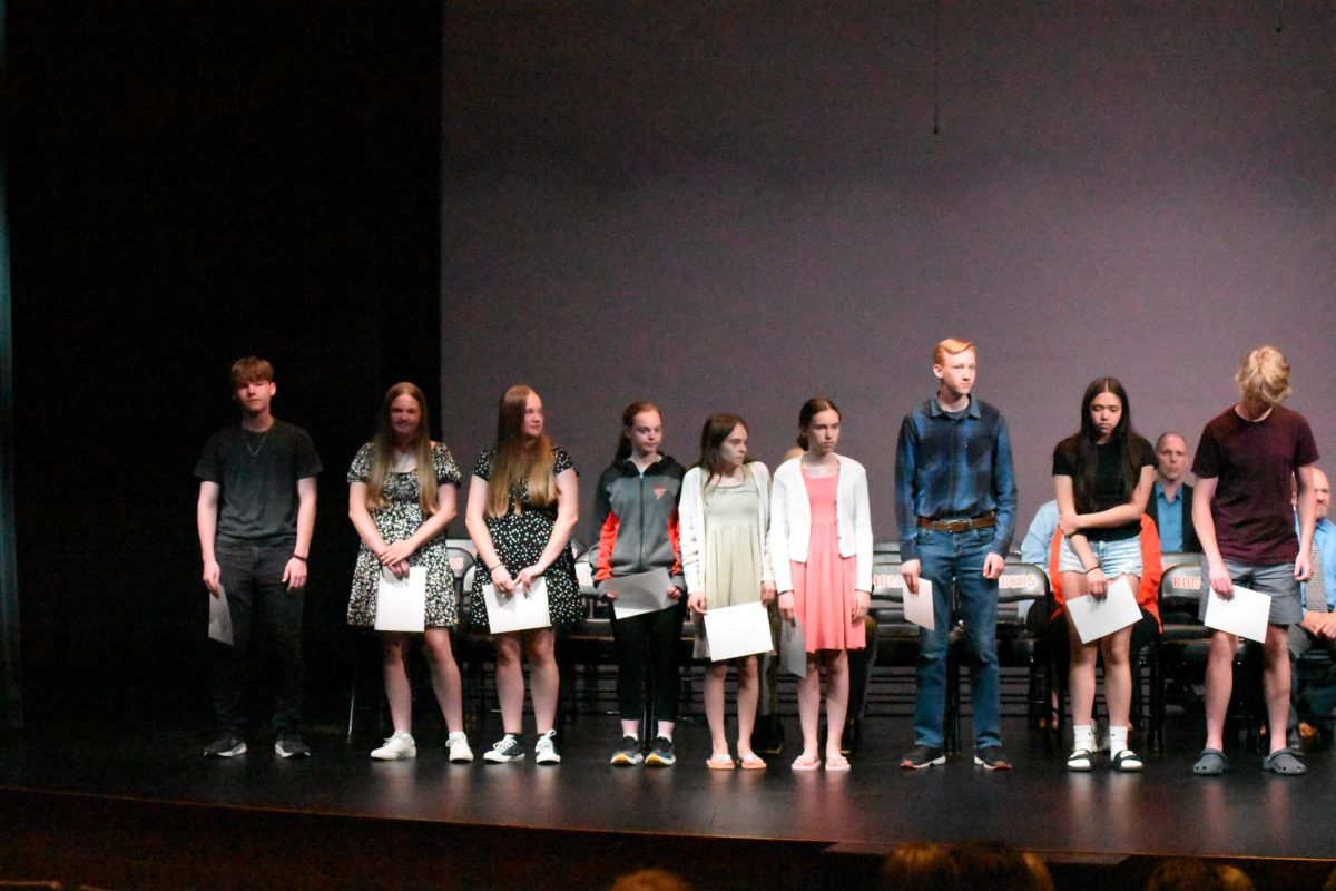 Some freshman academic letter recipients