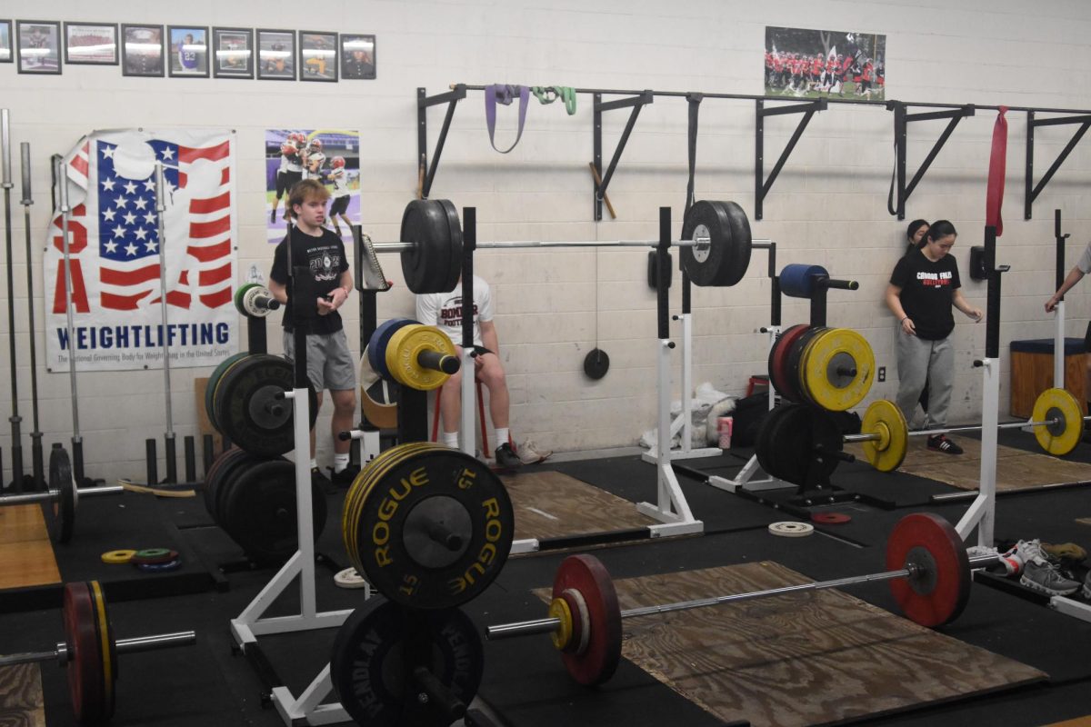 A weightlifting practice on January 21.
