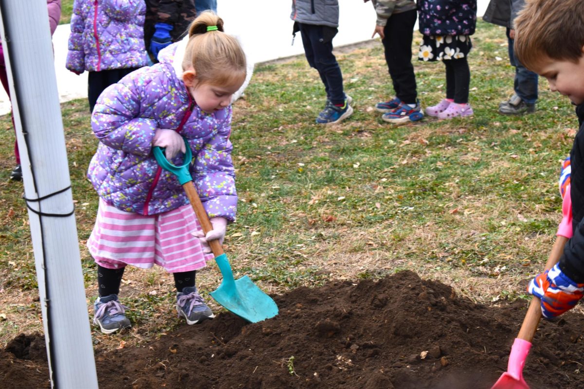 Even the youngest students got in on the action.