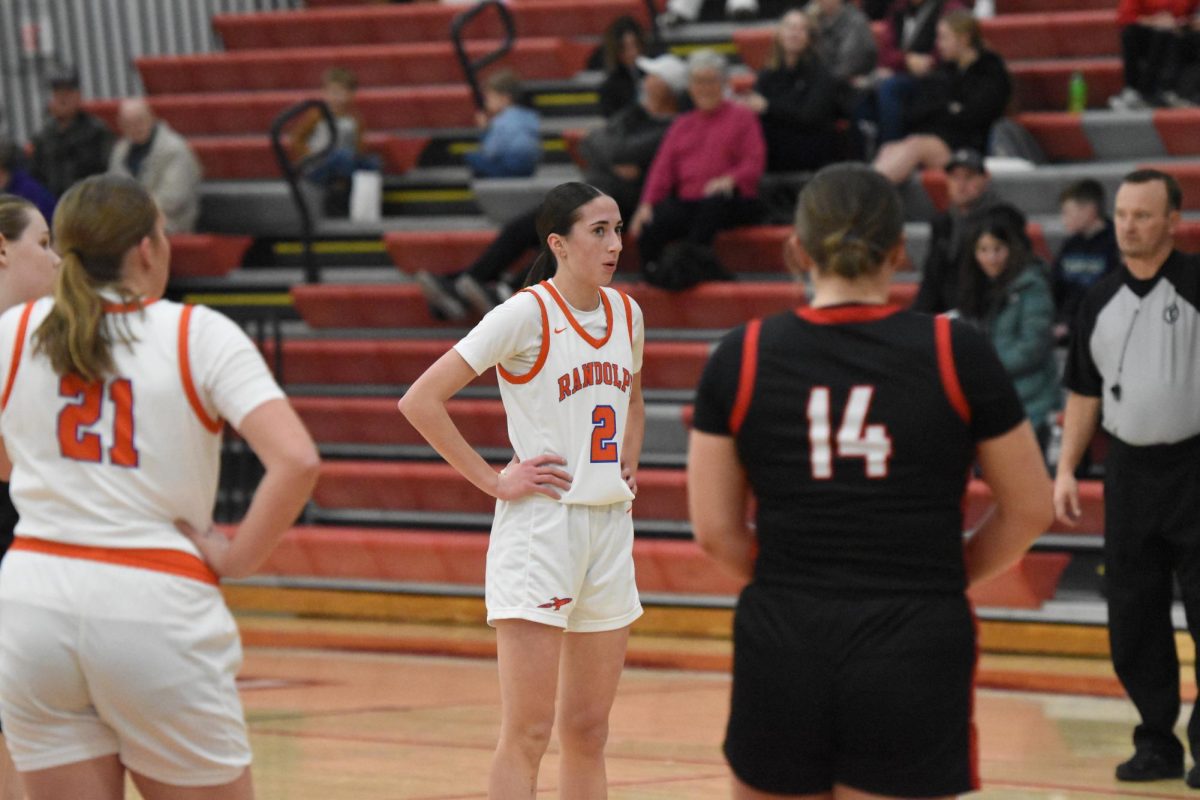 Blake Johnson gets ready to shoot a free throw.