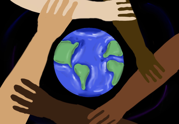 Cannon Falls Schools art teacher Nicolette Hernke teamed up recently with a teacher from South Korea to share school arts. Artwork by Avery Shaeffer